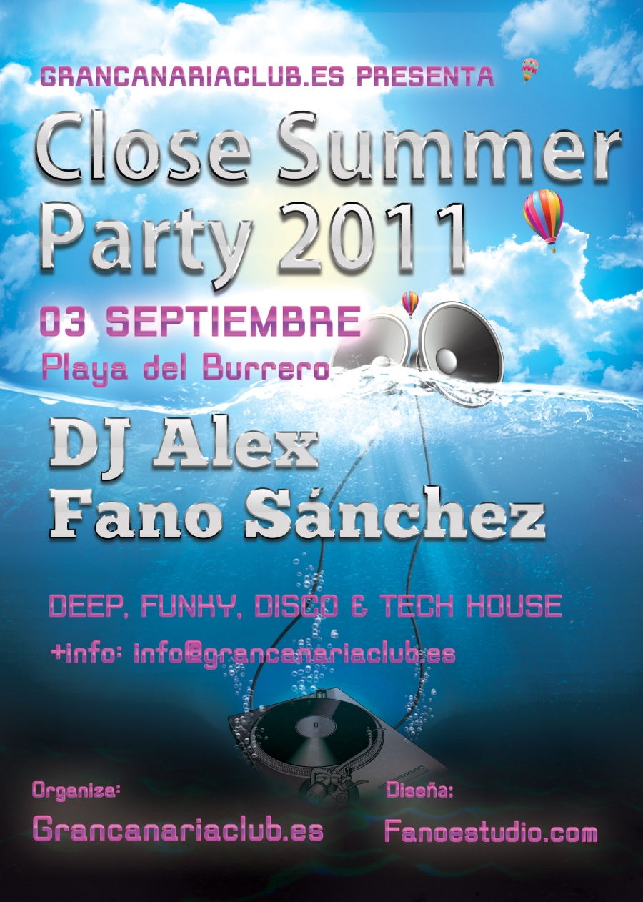 Fano Sánchez – Close Summer Party Septiembre 2011