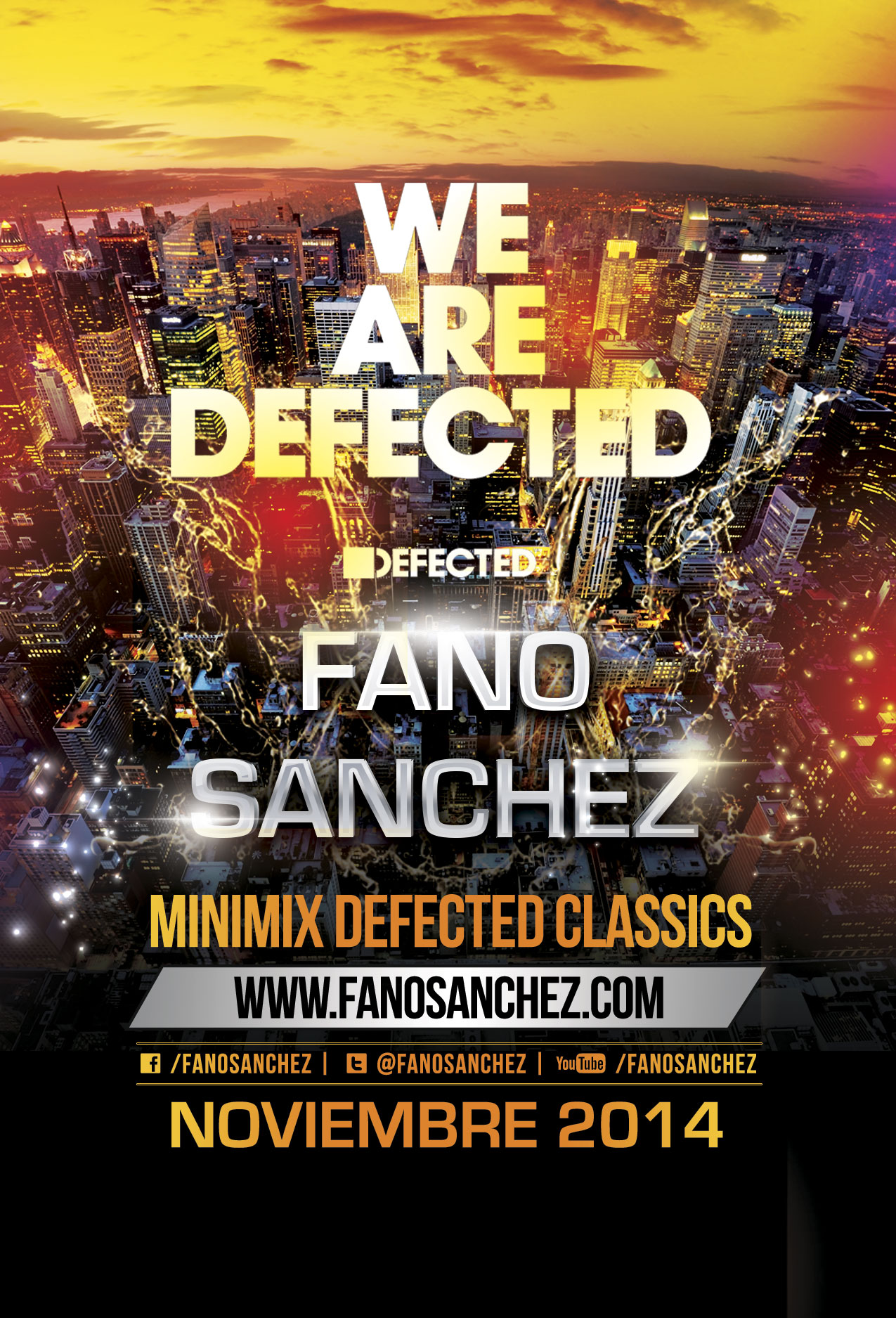 Video session Fano Sánchez Minimix Classics Defected Noviembre 2014