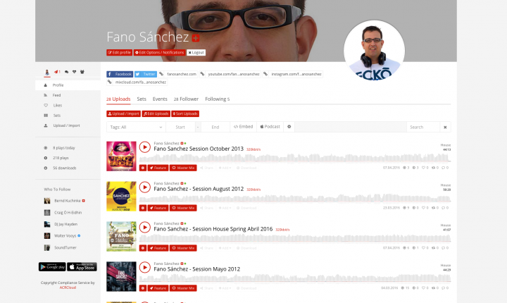 Todas las sesiones de Fano Sánchez en Hearthis.at