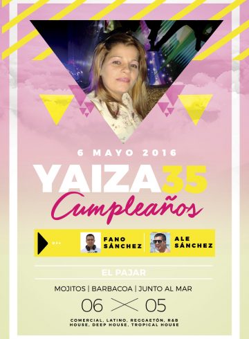 Cumpleaños 6 Mayo