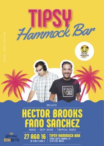 Cartel-Fiesta-Corona-Sunsets-Fano-Sanchez-y-Hector-Brooks-Playa-del-Ingles-27-Agosto-2016-web