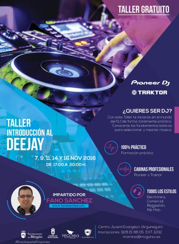 Curso DJ Mogán 7 Noviembre