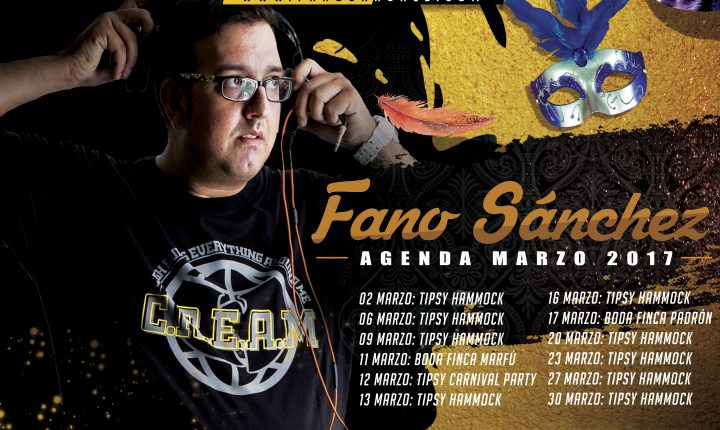 Fano Sánchez – Agenda Marzo 2017