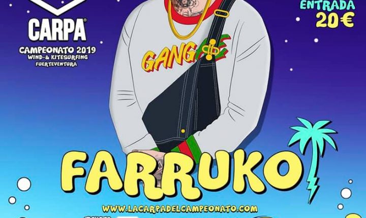 Fano Sánchez – Farruko en La  Carpa de Fuerteventura 2019