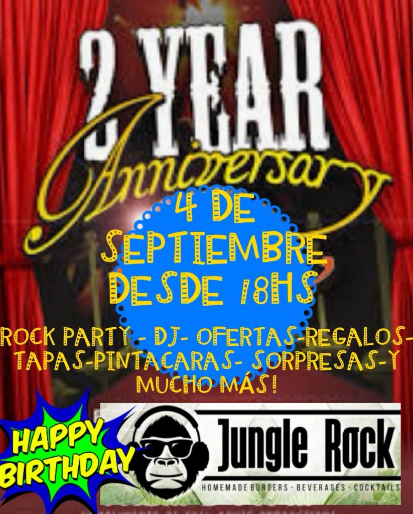 2 aniversario jungle rock mogan 4 septiembre 2019