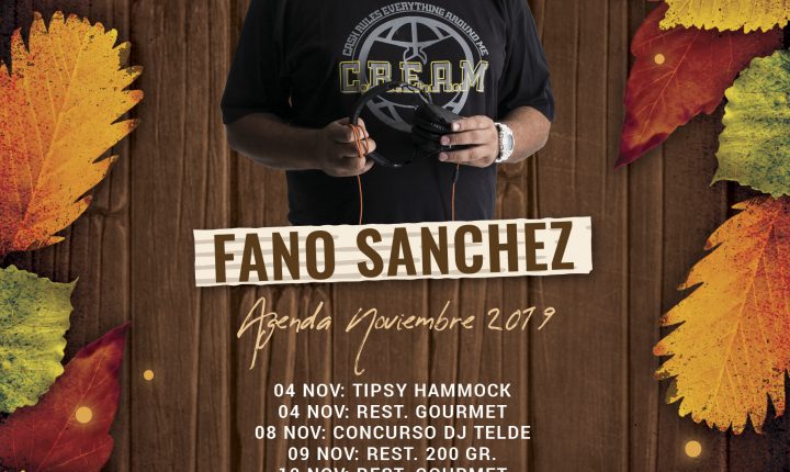 Fano Sánchez – Agenda Noviembre 2019