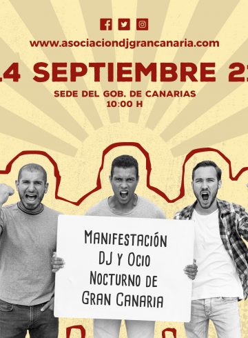 Manifestación DJ Gran Canaria