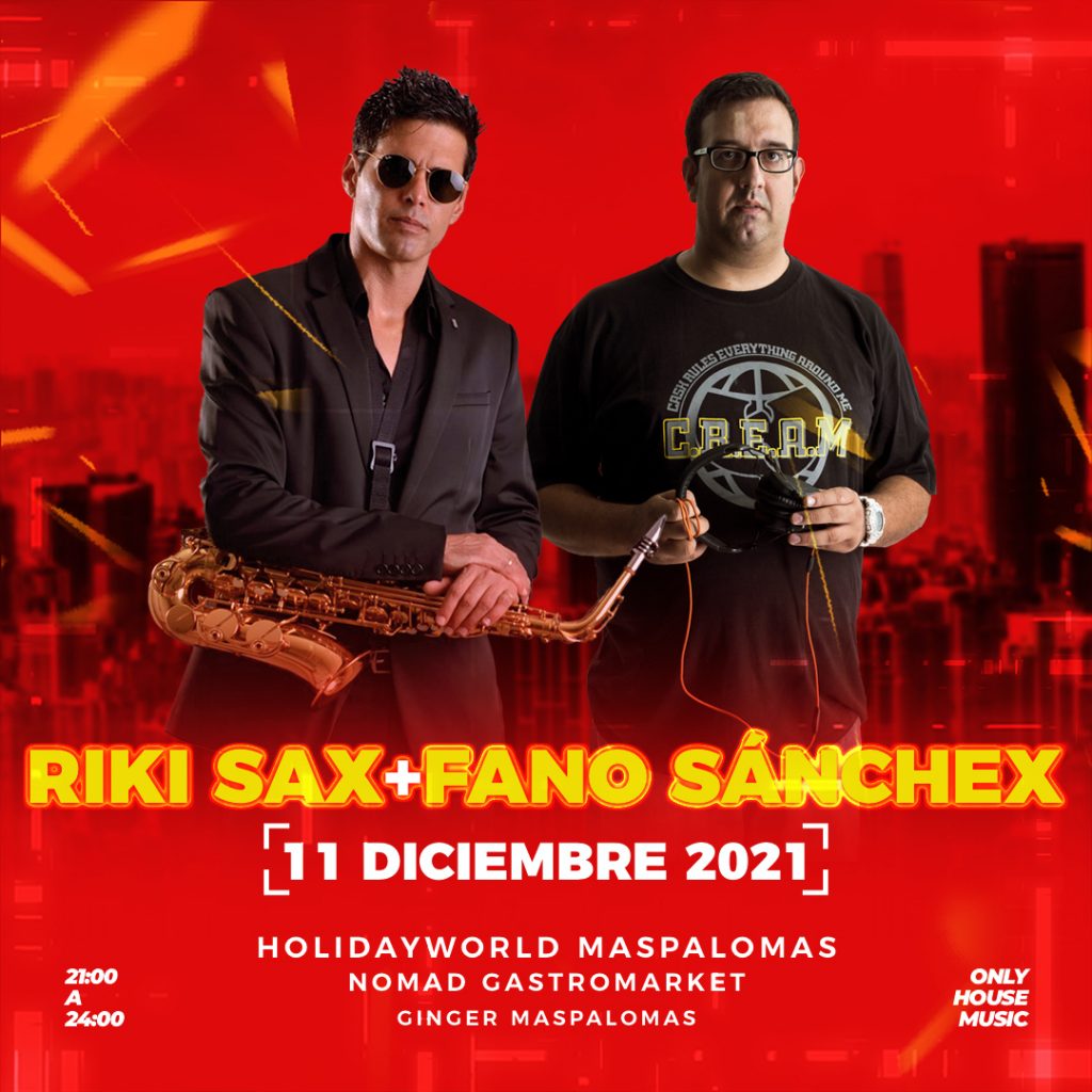 Cartel Fano Sanchez & Riki Sax 11 Diciembre 2021 web