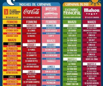 Noche de los 90s Carnaval Las Palmas G.C.
