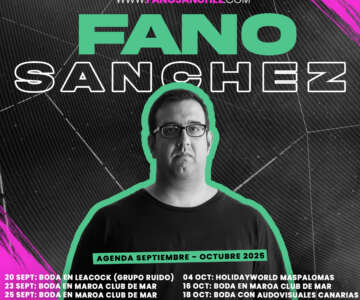 Fano Sánchez – Agenda Septiembre y Octubre 2025