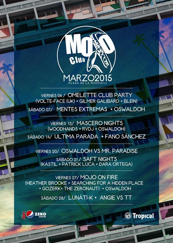Fiesta en Mojo Club Marzo 2015