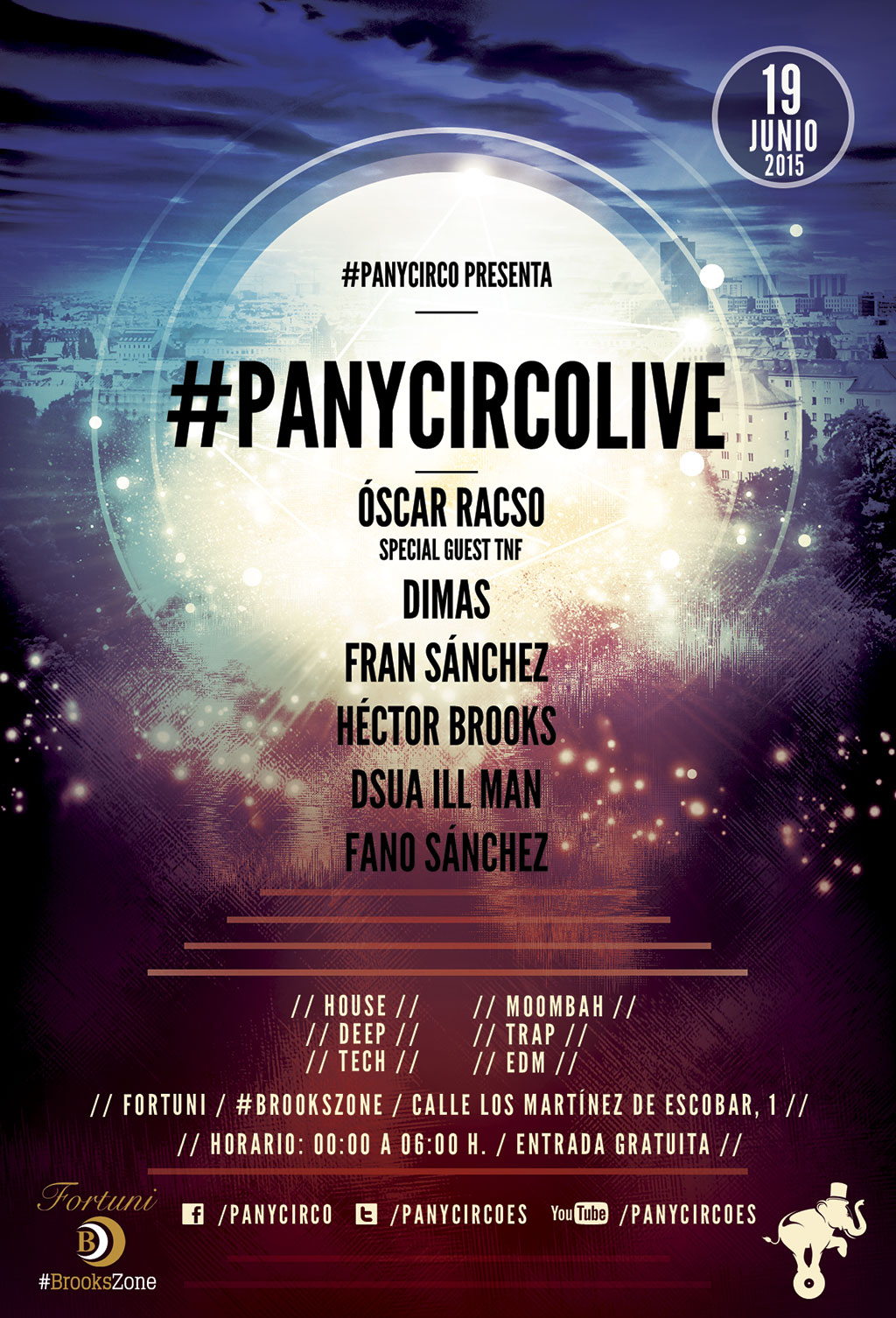 Fiesta #panycircoLIVE 19 Junio