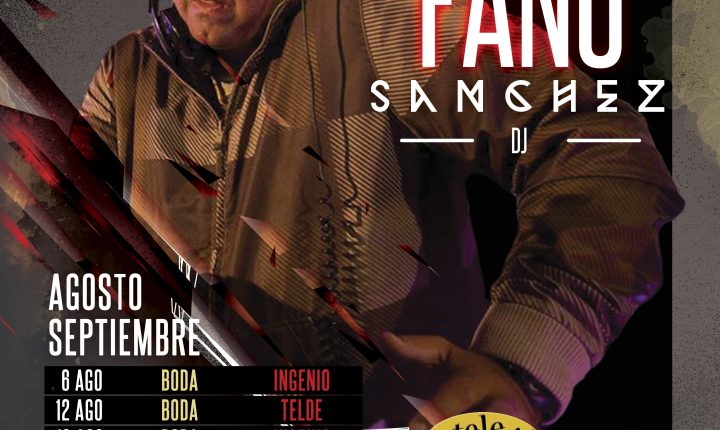 Fano Sánchez – Agenda Verano 2016