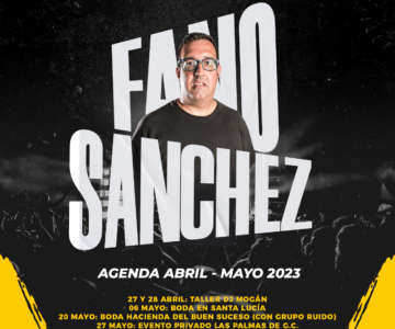 Fano Sánchez – Agenda Abril – Mayo 2023